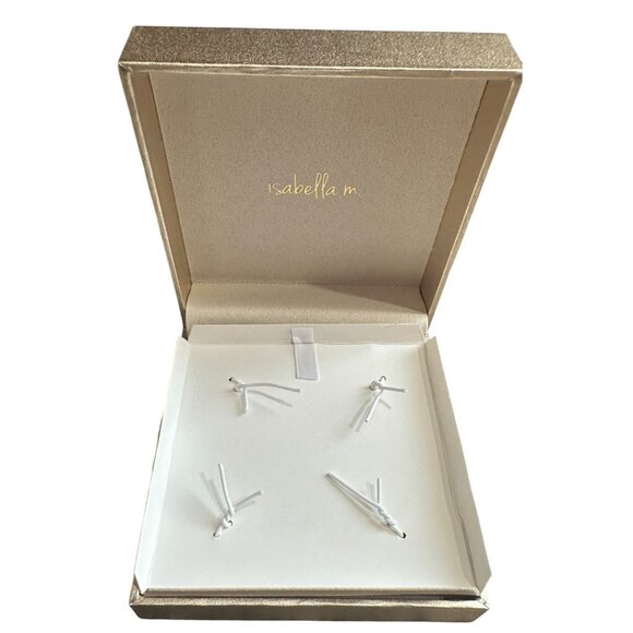 NEW Isabella M Watermelon CZ Gold /Sterling Adjustable Style Tennis Bracelet - Picture 3 of 4